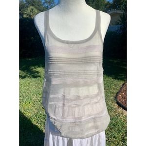 NWT INHABIT Beige Linen Knit Camisole